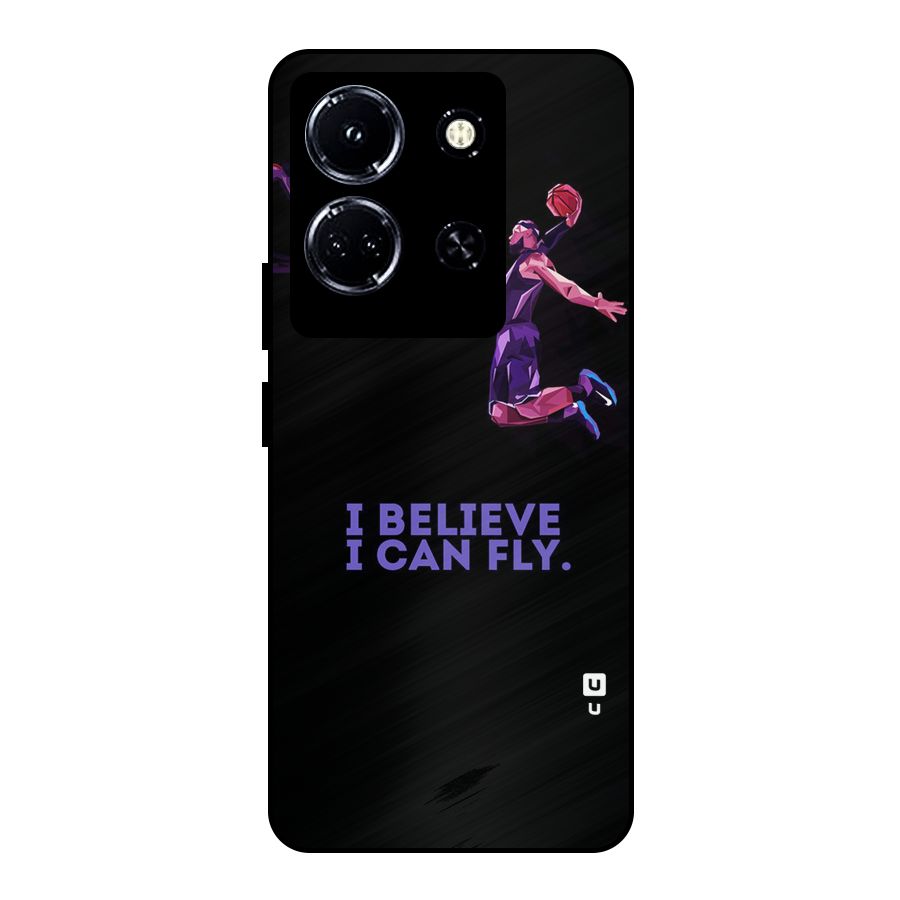 Believe And Fly Metal Back Case for Infinix Note 30 5G