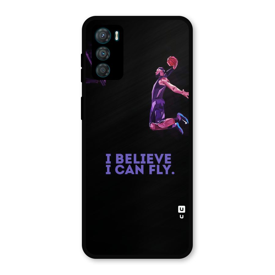 Believe And Fly Metal Back Case for Moto G42