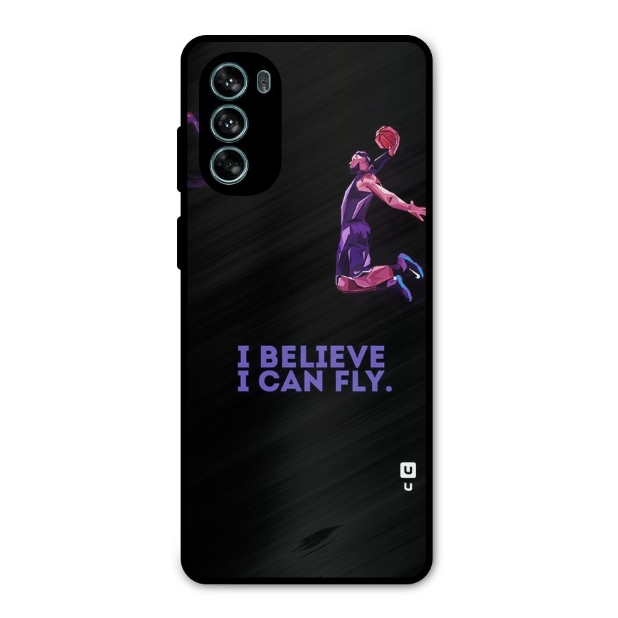 Believe And Fly Metal Back Case for Moto G62