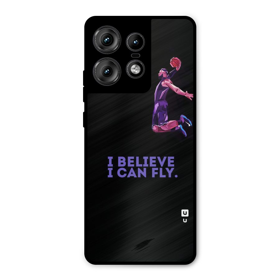 Believe And Fly Metal Back Case for Motorola Edge 50 Pro