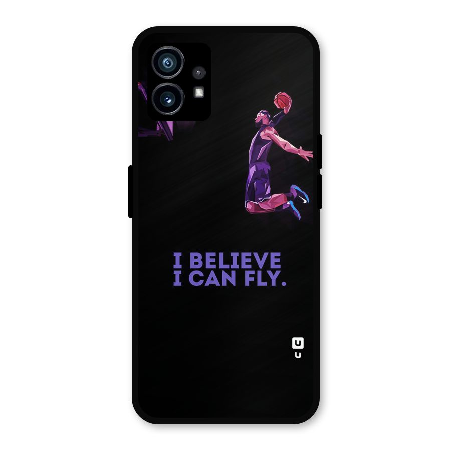 Believe And Fly Metal Back Case for Nothing Phone 1