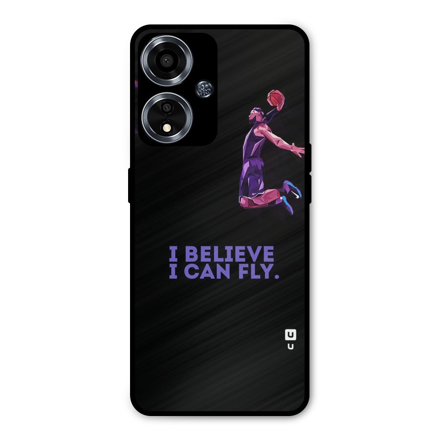 Believe And Fly Metal Back Case for Oppo A59