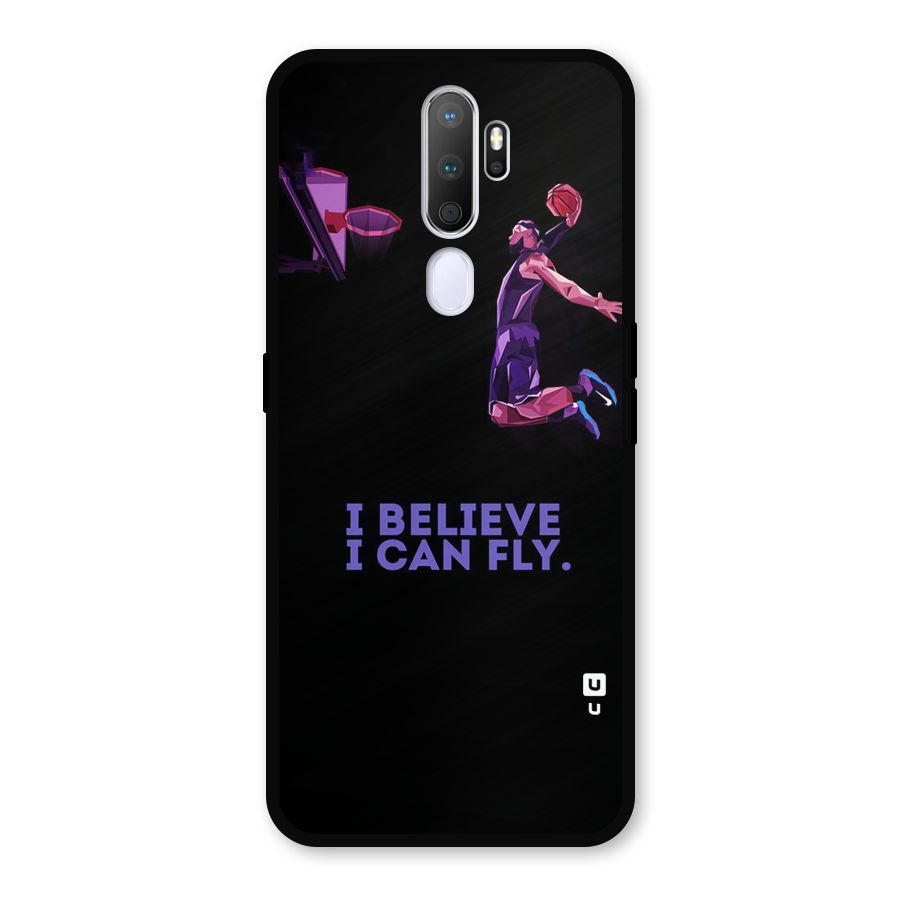 Believe And Fly Metal Back Case for Oppo A9 (2020)