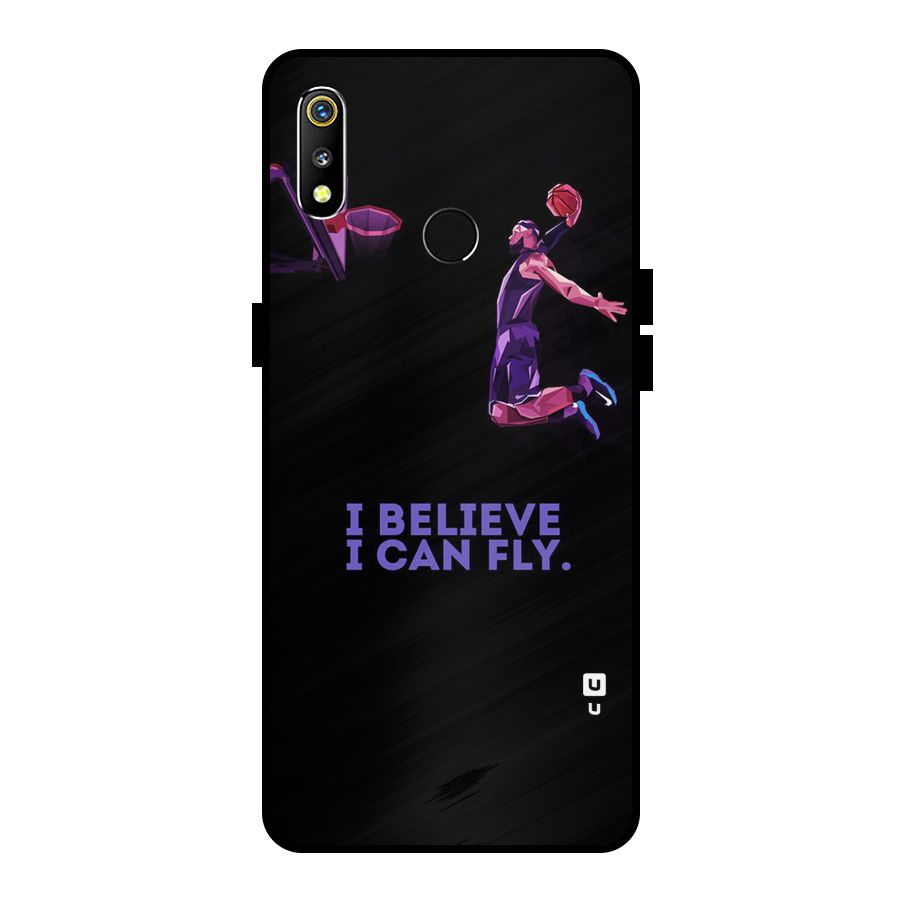 Believe And Fly Metal Back Case for Realme 3