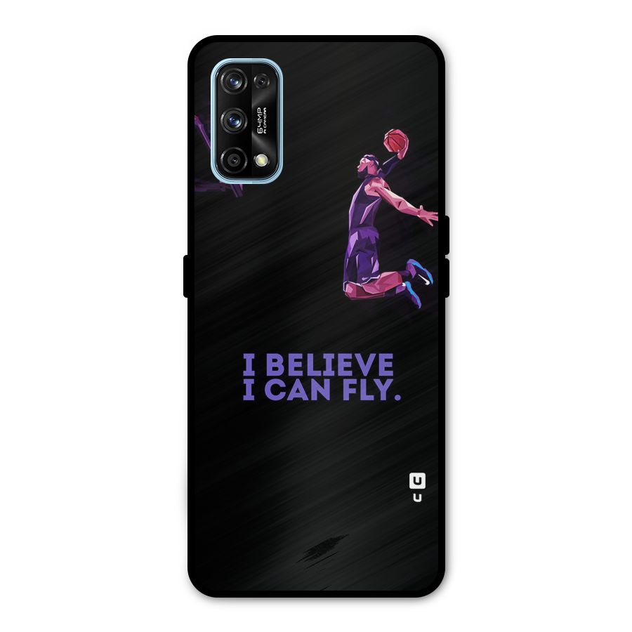 Believe And Fly Metal Back Case for Realme 7 Pro