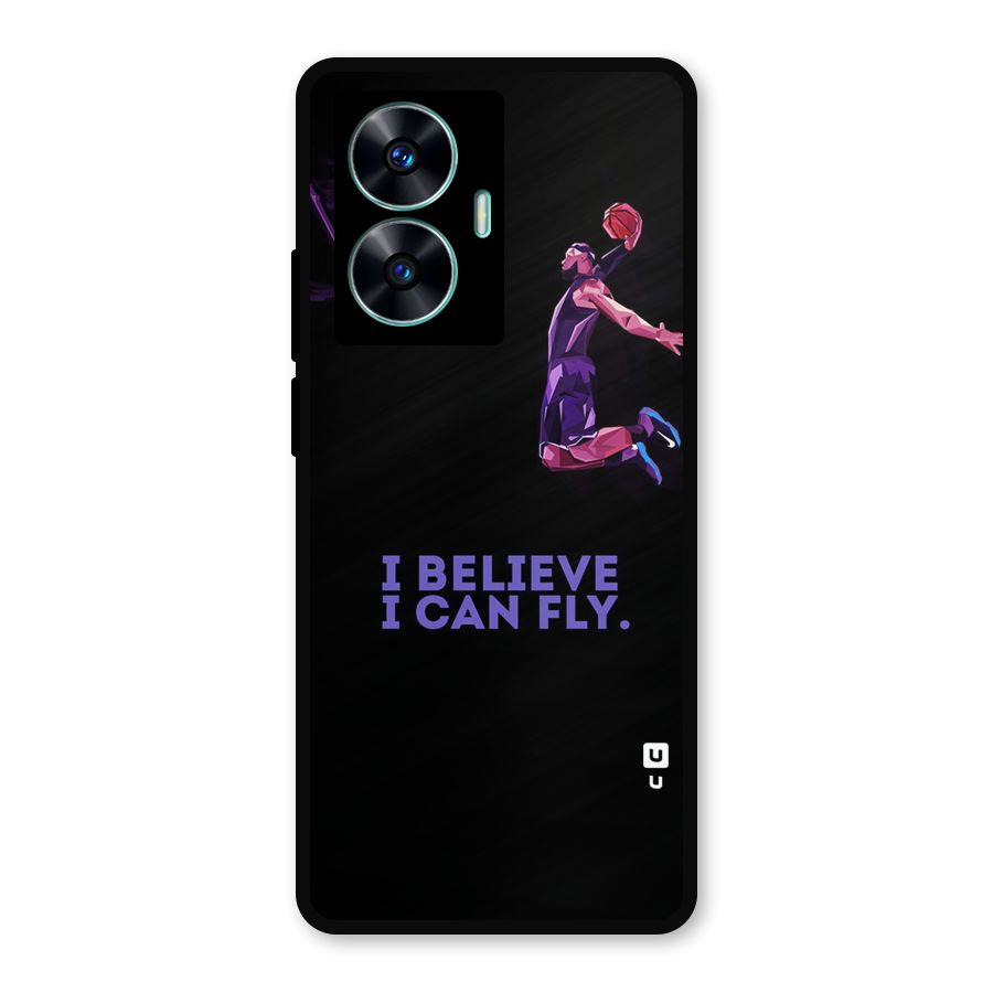 Believe And Fly Metal Back Case for Realme C55