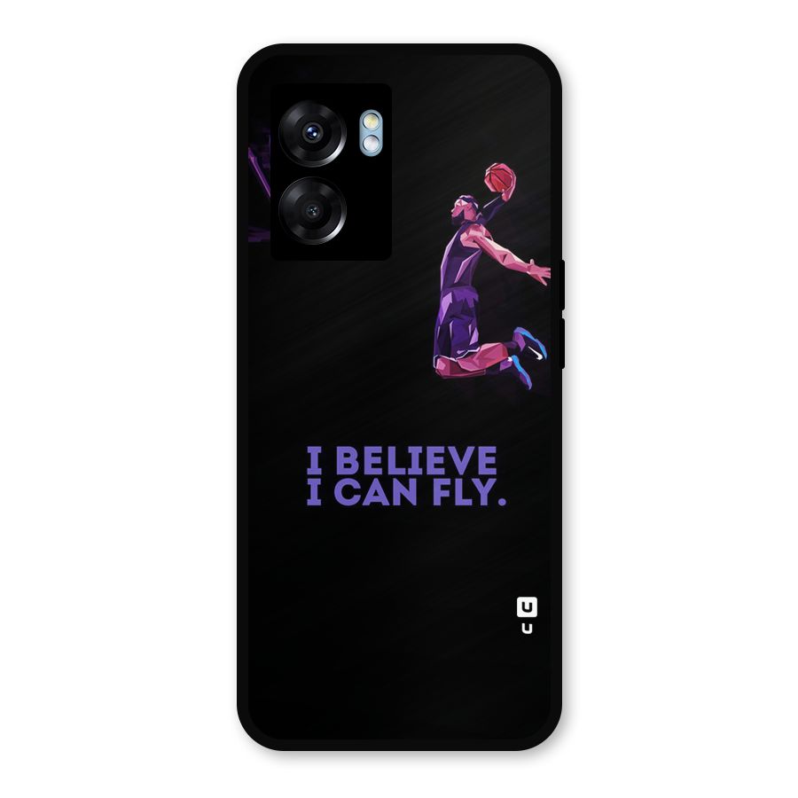 Believe And Fly Metal Back Case for Realme Narzo 50 5G