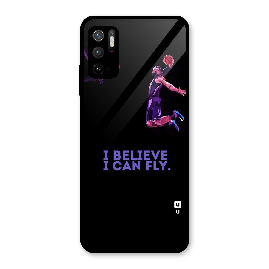 Believe And Fly Metal Back Case for Redmi Note 10T 5G