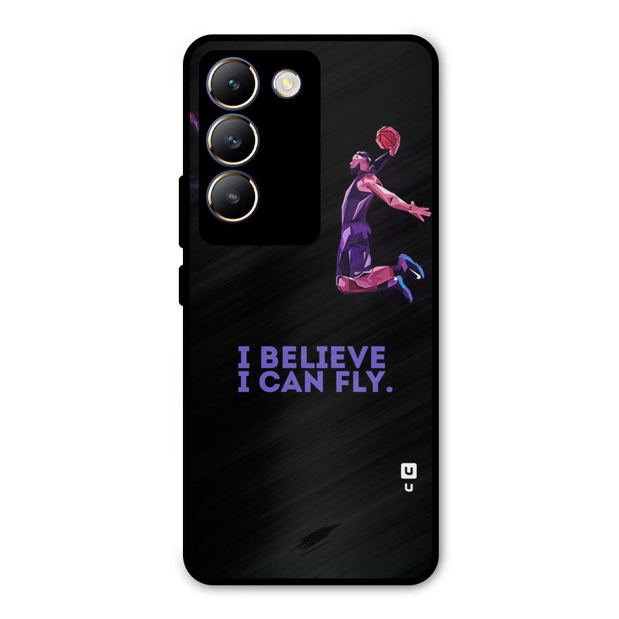 Believe And Fly Metal Back Case for Vivo T3 5G