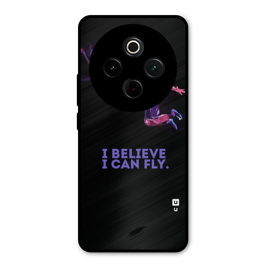 Believe And Fly Metal Back Case for Vivo T4