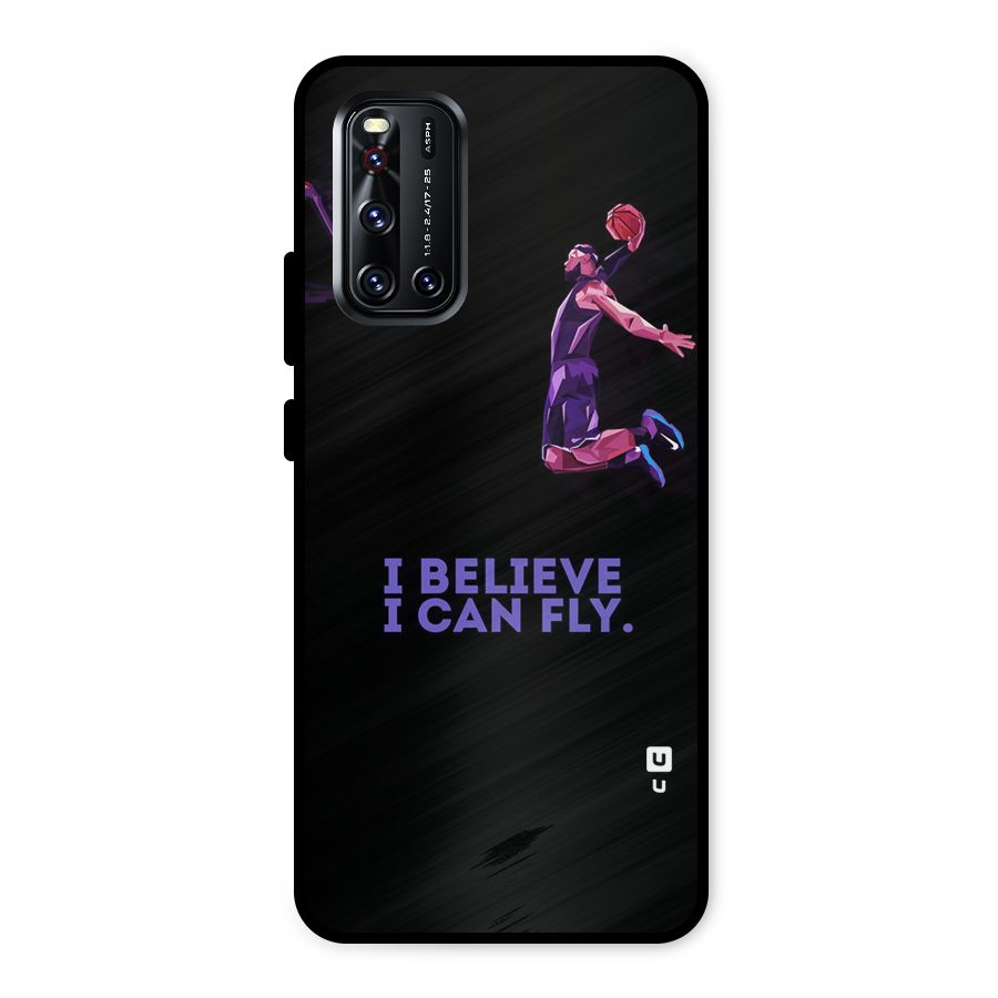 Believe And Fly Metal Back Case for Vivo V19