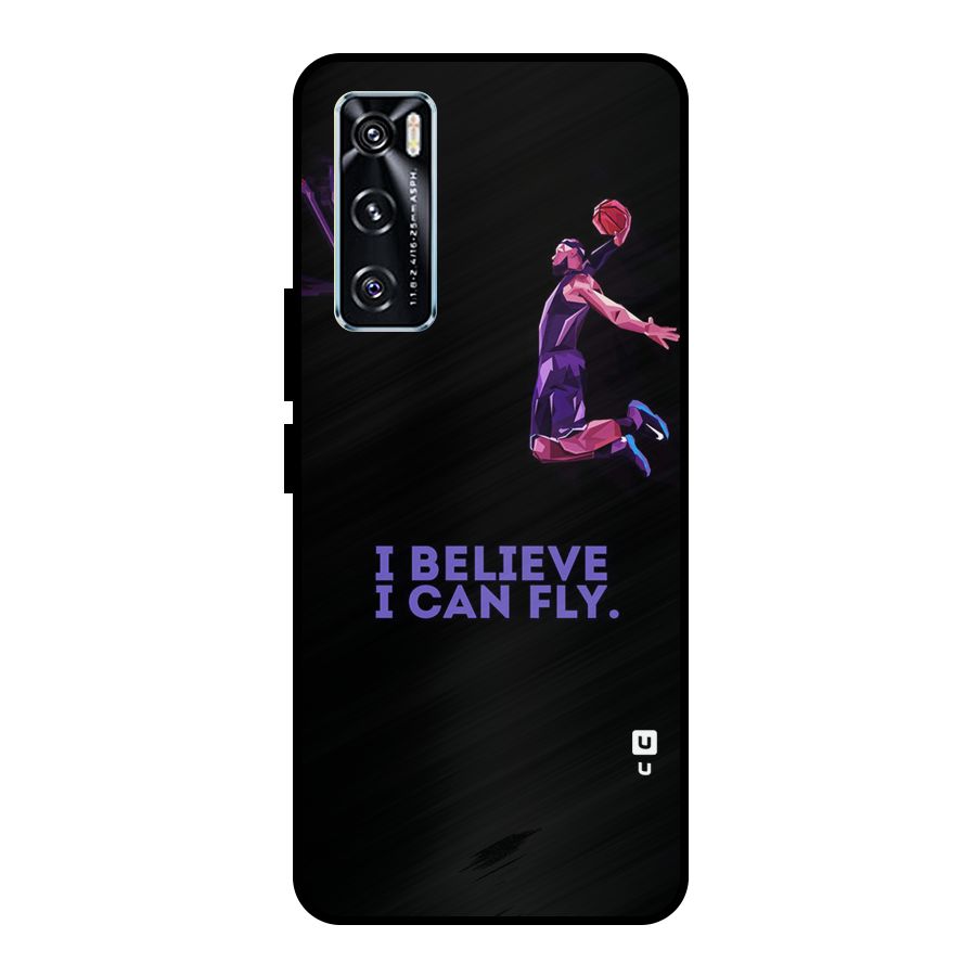 Believe And Fly Metal Back Case for Vivo V20 SE