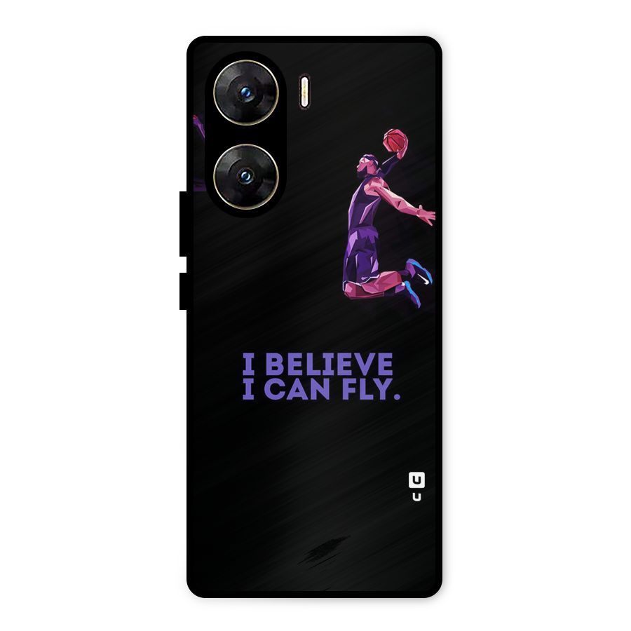 Believe And Fly Metal Back Case for Vivo V29e