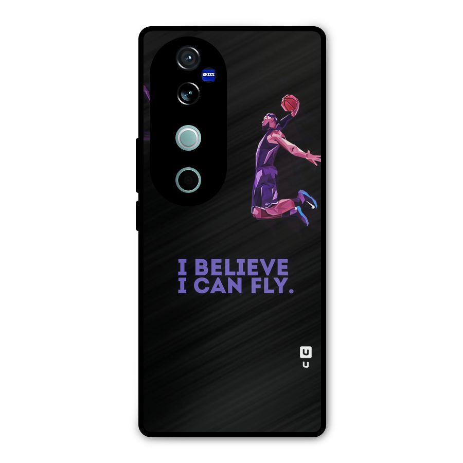 Believe And Fly Metal Back Case for Vivo V40