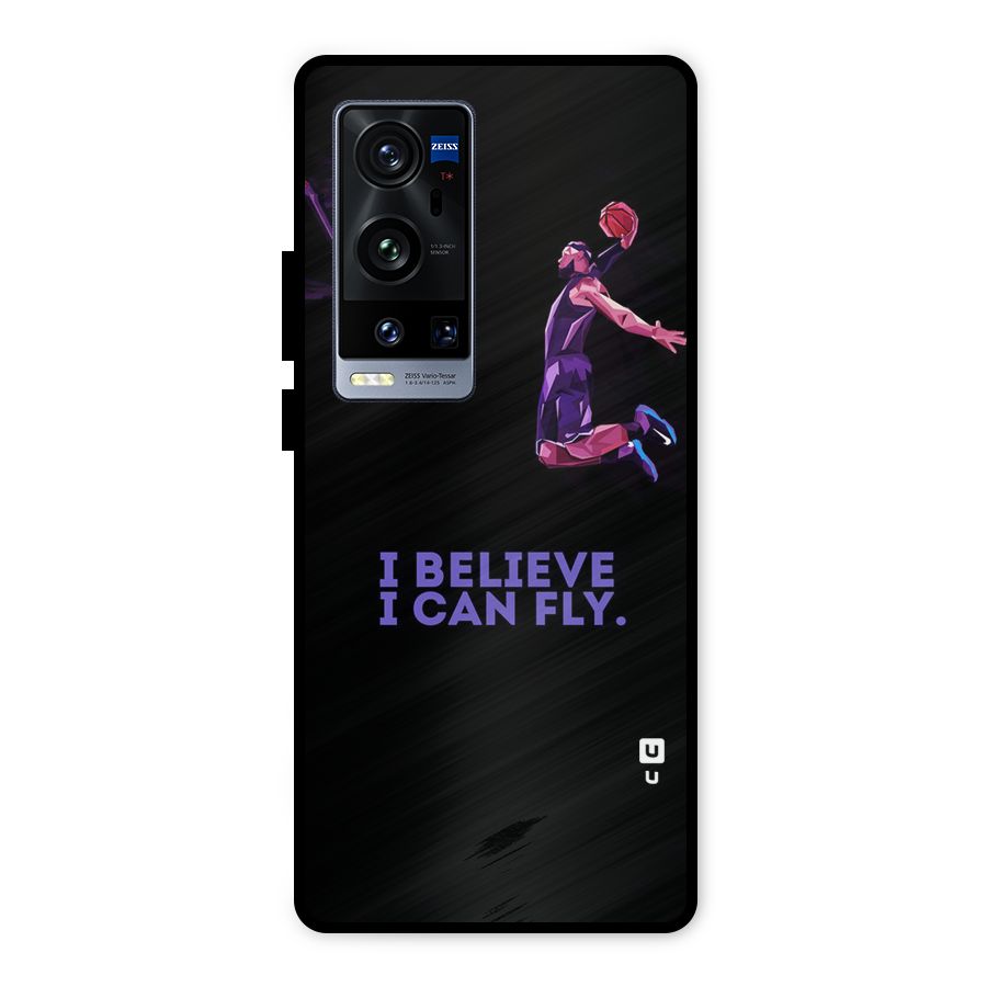 Believe And Fly Metal Back Case for Vivo X60 Pro Plus