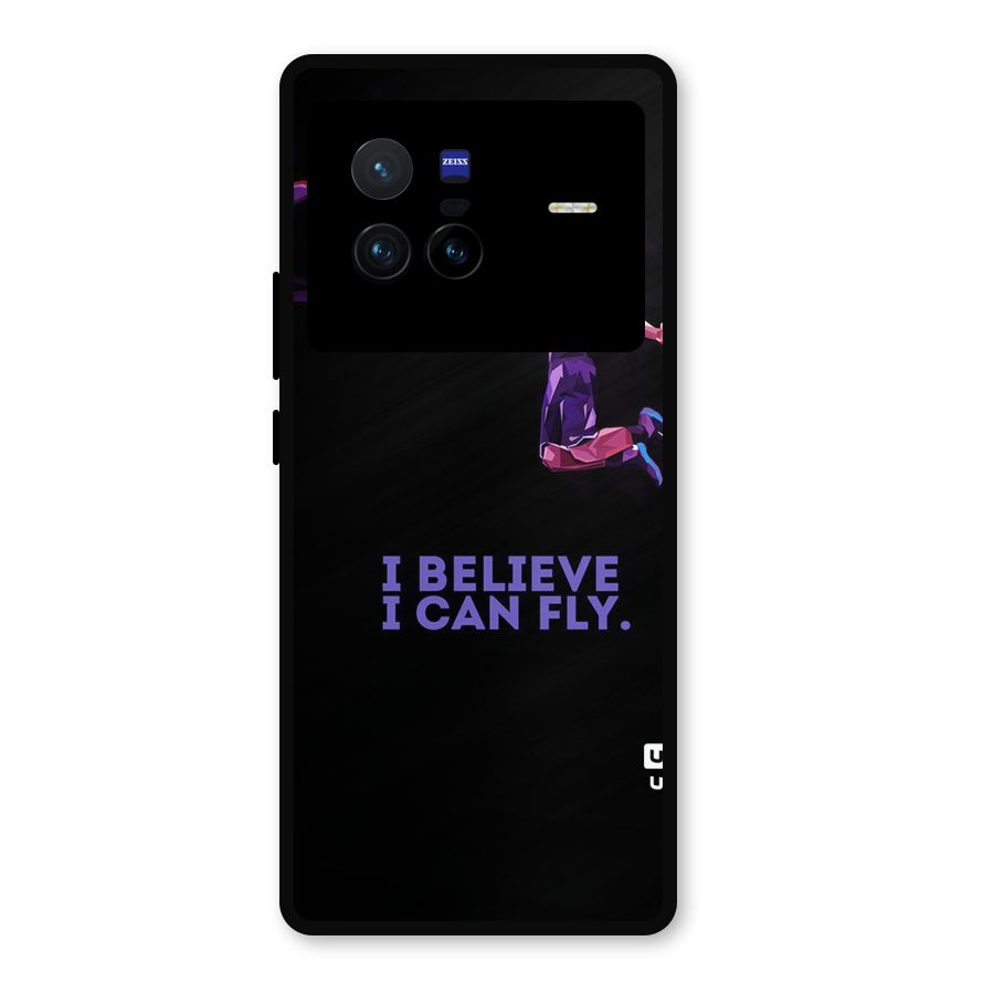 Believe And Fly Metal Back Case for Vivo X80
