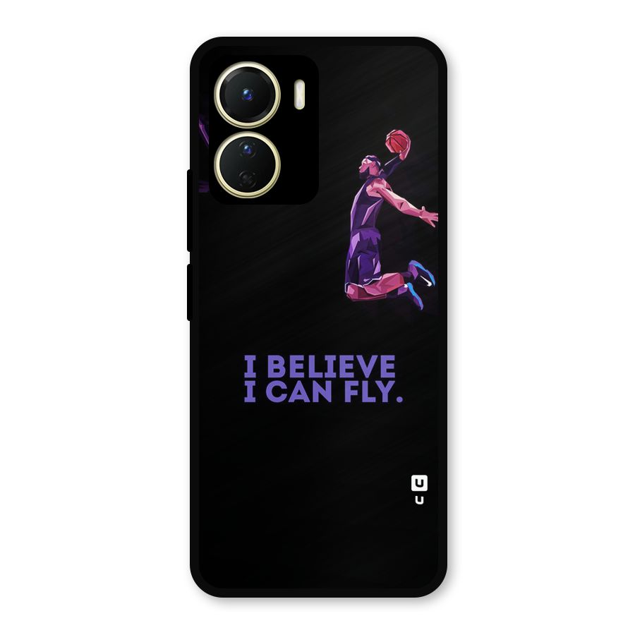 Believe And Fly Metal Back Case for Vivo Y16