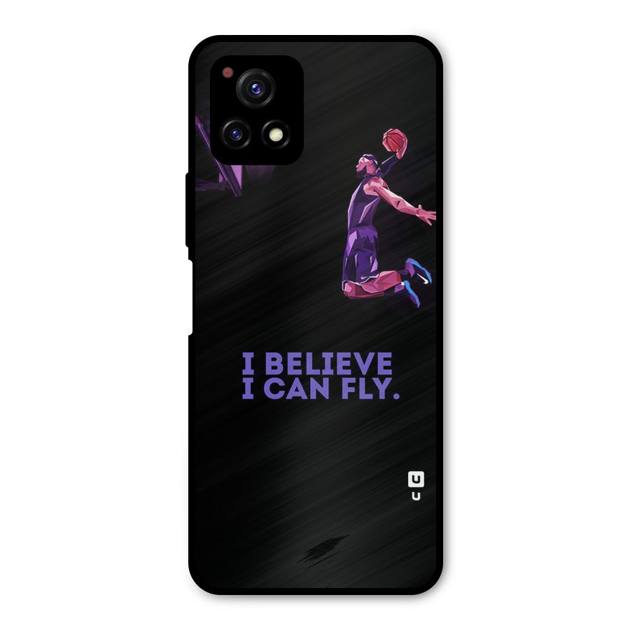Believe And Fly Metal Back Case for Vivo Y72 5G