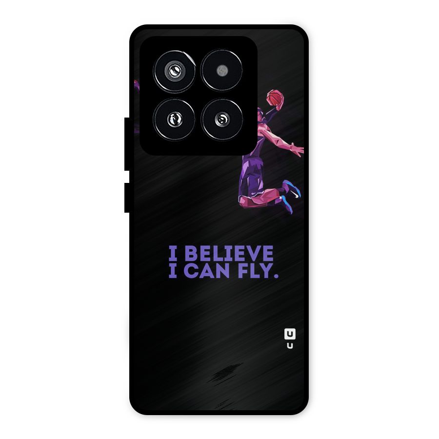 Believe And Fly Metal Back Case for Xiaomi 14 Pro