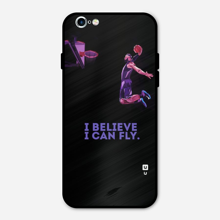 Believe And Fly Metal Back Case for iPhone 6 6s