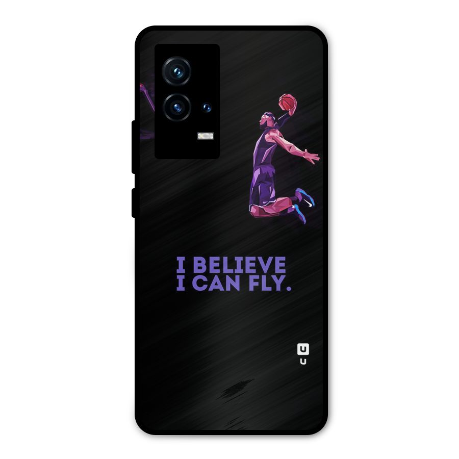 Believe And Fly Metal Back Case for iQOO 9 5G