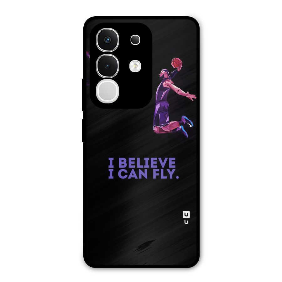 Believe And Fly Metal Back Case for iQOO Z10x