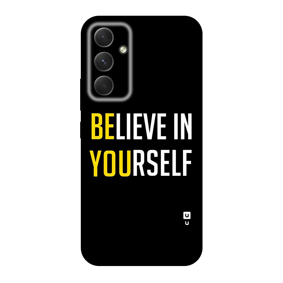 Believe In Yourself Black Original Polycarbonate Back Case for Galaxy A54