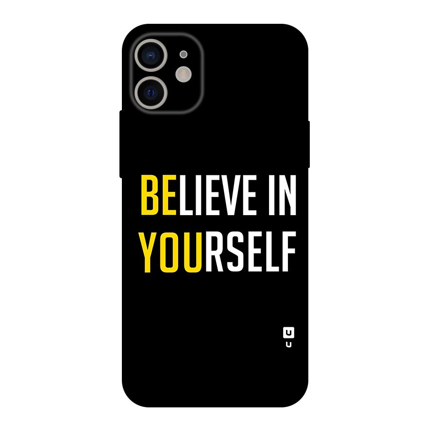 Believe In Yourself Black Original Polycarbonate Back Case for iPhone 11