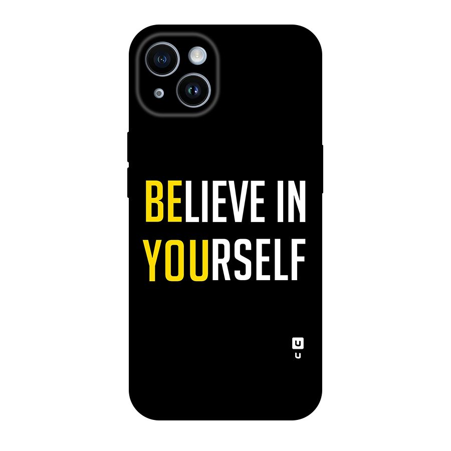 Believe In Yourself Black Original Polycarbonate Back Case for iPhone 14