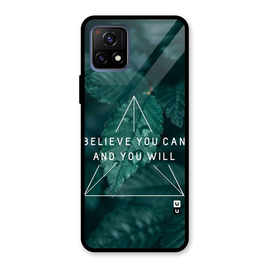 Believe You Can Motivation Glass Back Case for Vivo Y72 5G
