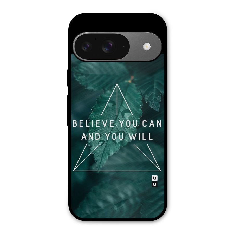 Believe You Can Motivation Metal Back Case for Google Pixel 9