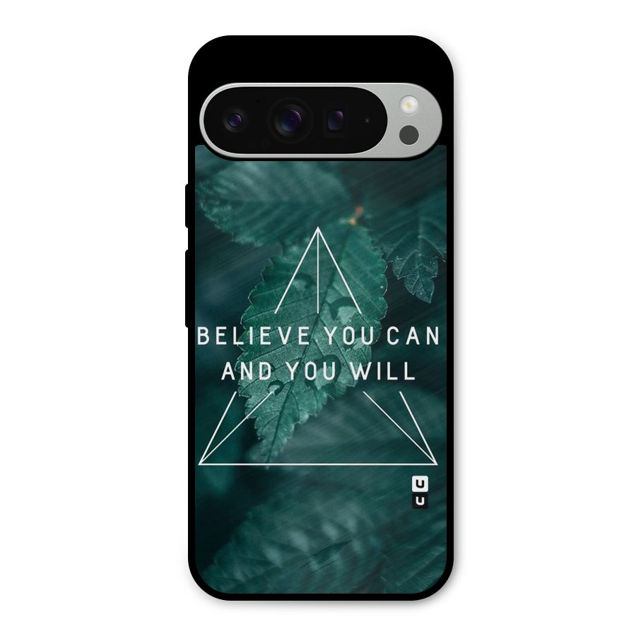 Believe You Can Motivation Metal Back Case for Google Pixel 9 Pro XL