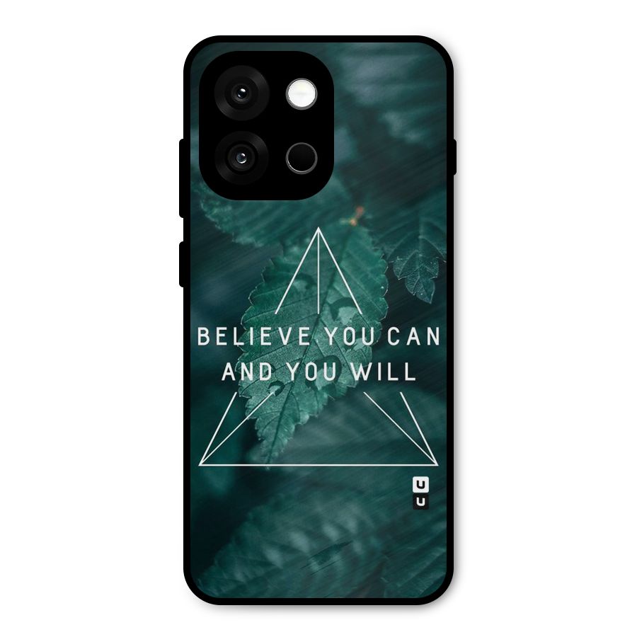 Believe You Can Motivation Metal Back Case for OnePlus 13s
