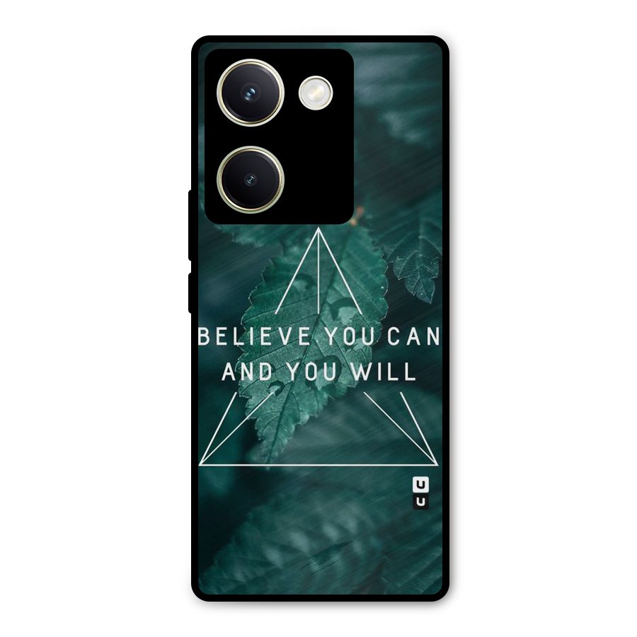Believe You Can Motivation Metal Back Case for Vivo Y200 Pro