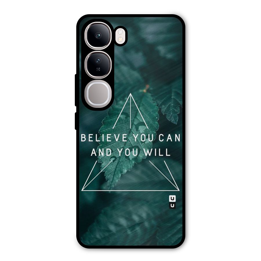 Believe You Can Motivation Metal Back Case for Vivo Y300