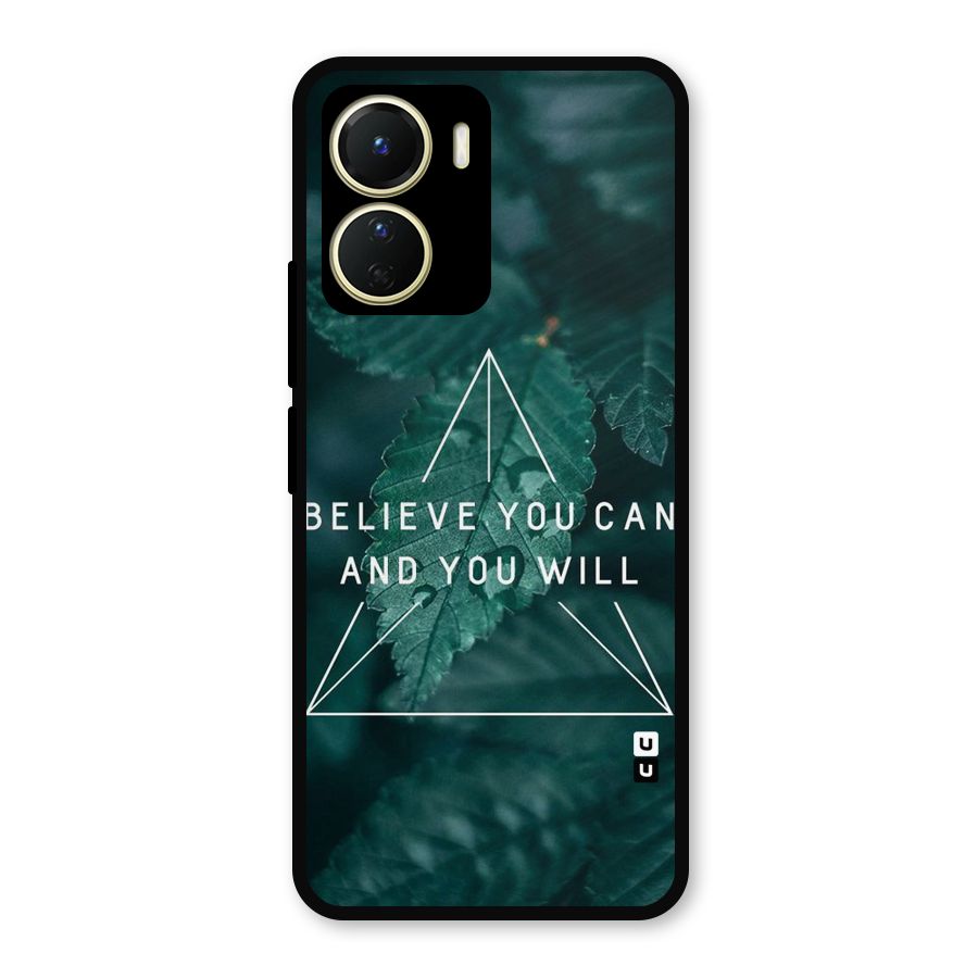 Believe You Can Motivation Metal Back Case for Vivo Y56