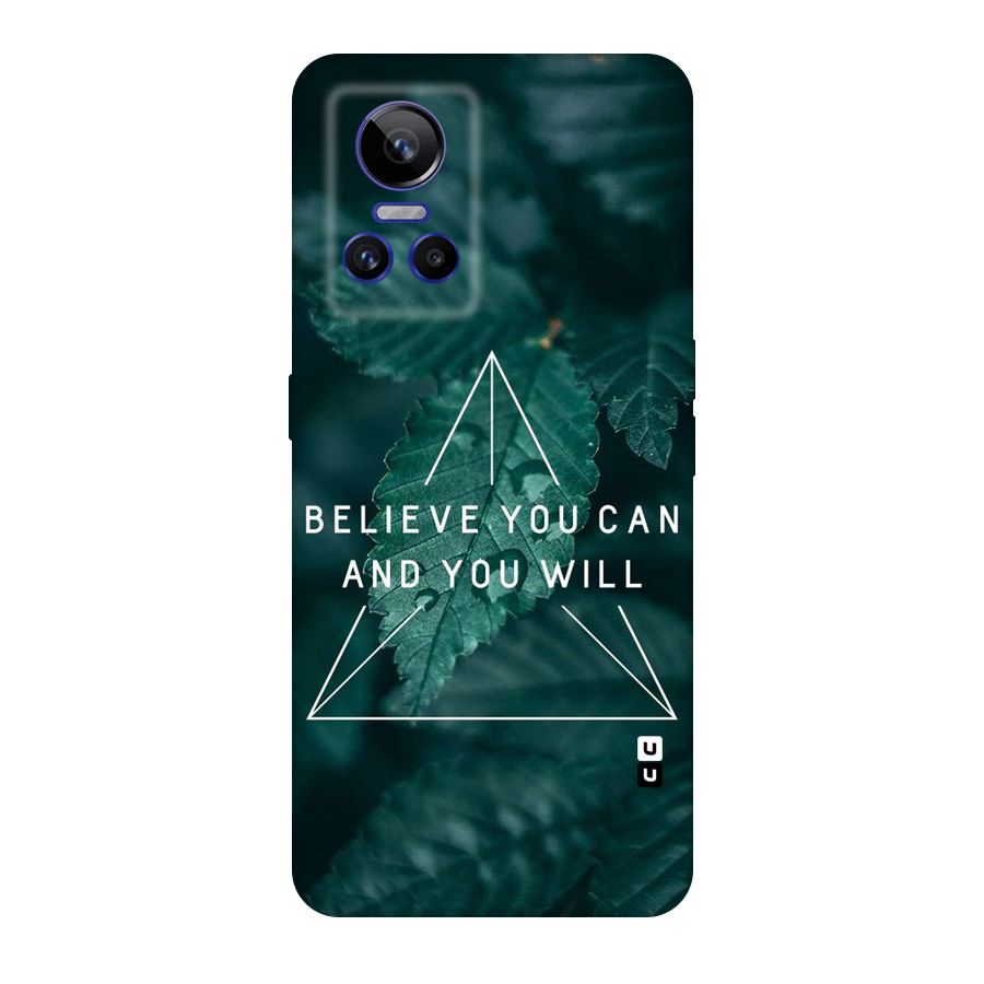 Believe You Can Motivation Original Polycarbonate Back Case for Realme GT Neo 3