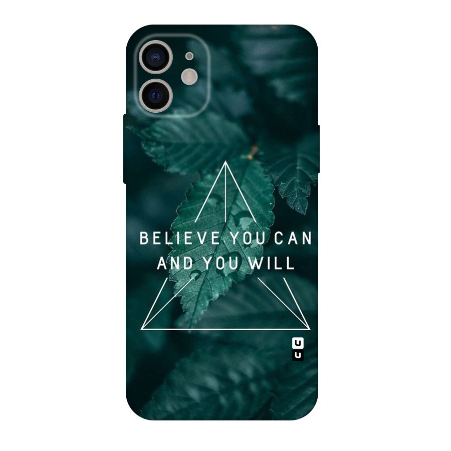 Believe You Can Motivation Original Polycarbonate Back Case for iPhone 11