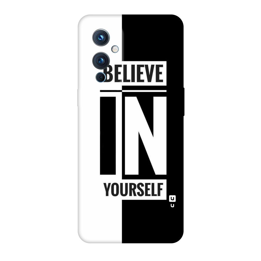 Believe Yourself Black Original Polycarbonate Back Case for OnePlus 9