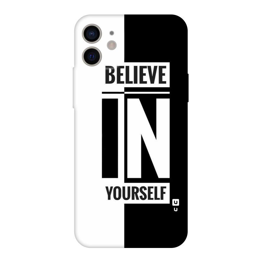 Believe Yourself Black Original Polycarbonate Back Case for iPhone 11