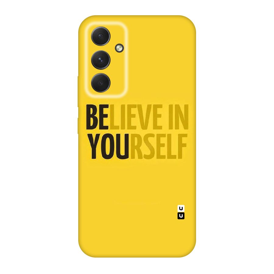 Believe Yourself Yellow Original Polycarbonate Back Case for Galaxy A54