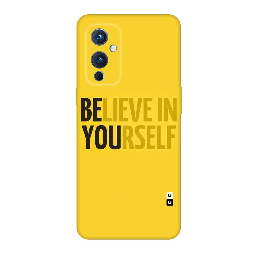 Believe Yourself Yellow Original Polycarbonate Back Case for OnePlus 9