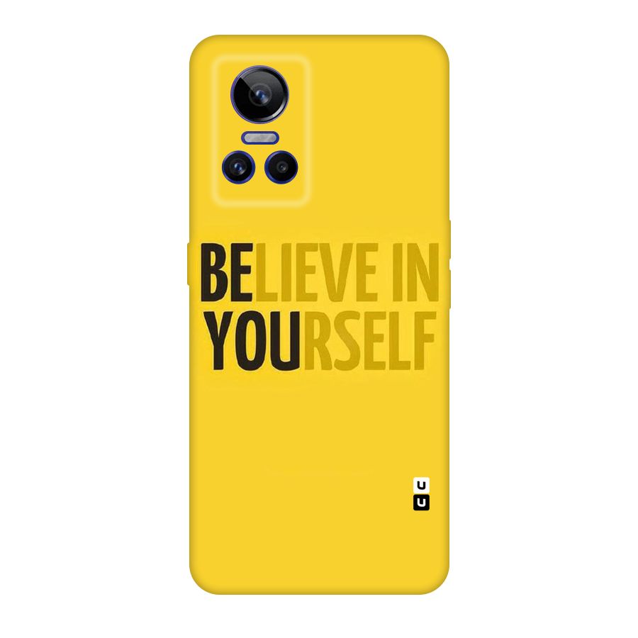 Believe Yourself Yellow Original Polycarbonate Back Case for Realme GT Neo 3