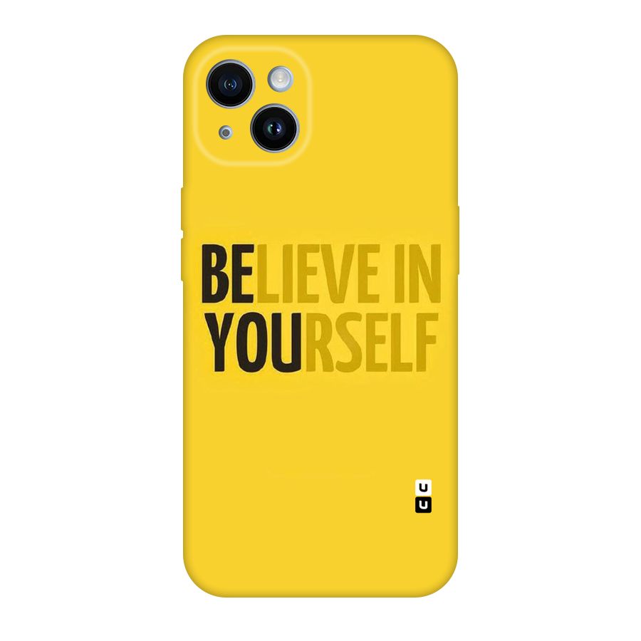 Believe Yourself Yellow Original Polycarbonate Back Case for iPhone 14