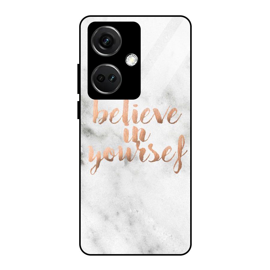 Believe in Yourself Glass Back Case for OnePlus Nord CE 3 5G