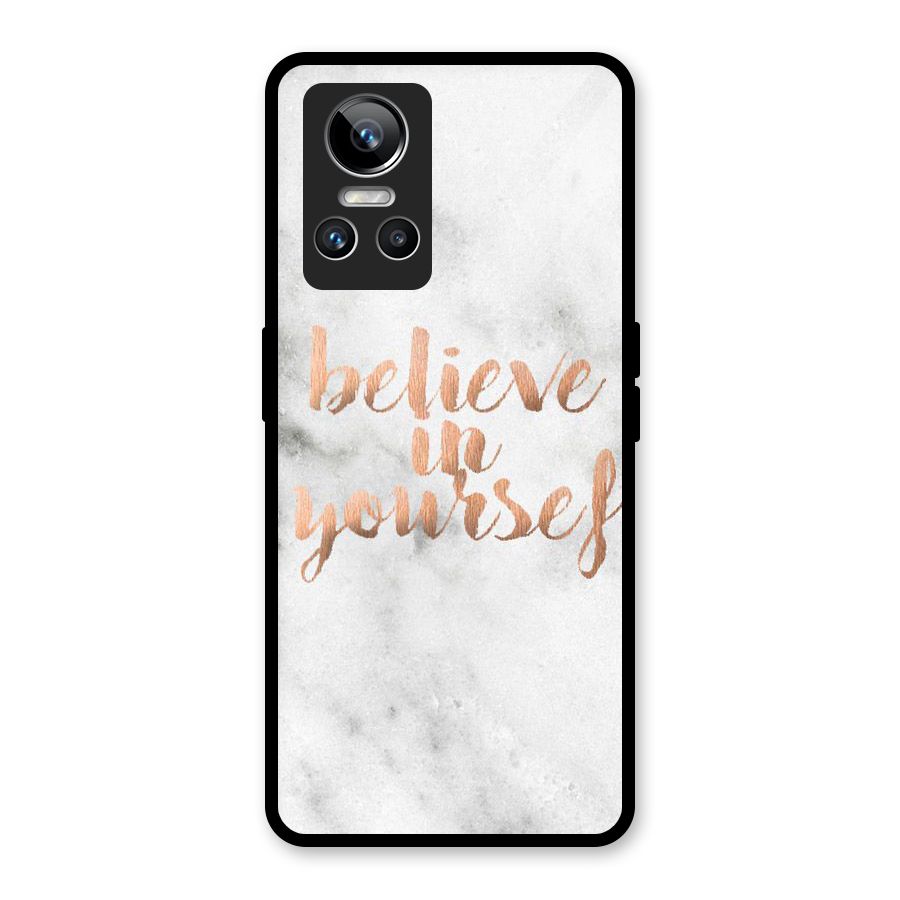 Believe in Yourself Glass Back Case for Realme GT Neo 3