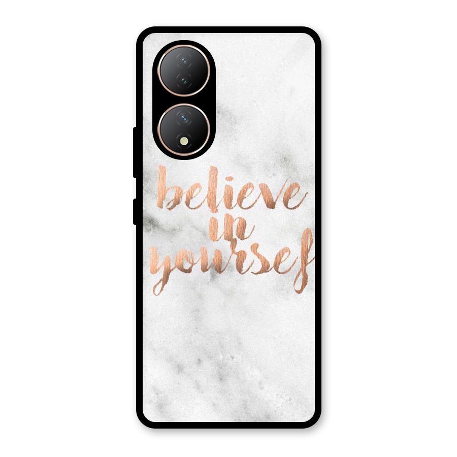 Believe in Yourself Glass Back Case for Vivo Y100A