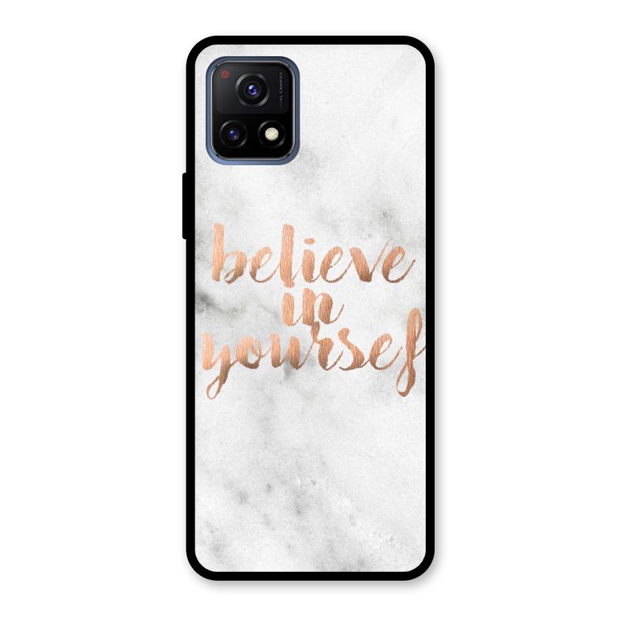Believe in Yourself Glass Back Case for Vivo Y72 5G