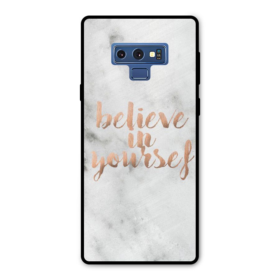 Believe in Yourself Metal Back Case for Galaxy Note 9