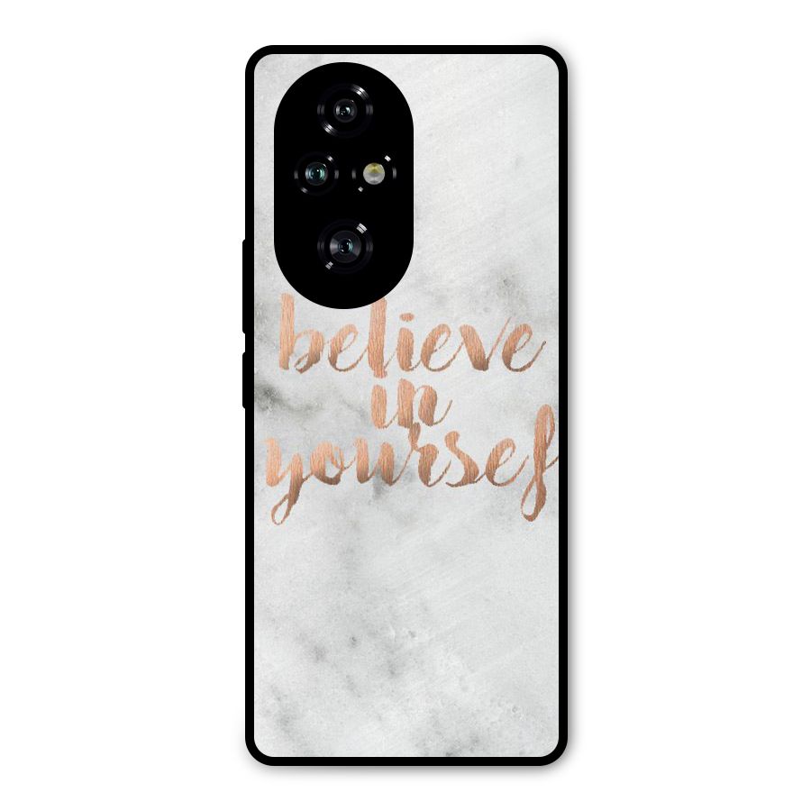 Believe in Yourself Metal Back Case for Honor 200 Pro